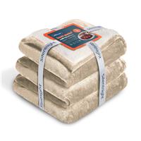 Silentnight Heat Genie Self-Heating Giant Blanket - Natural