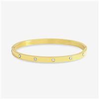 Jon Richard Gold Plated Crystal Bangle