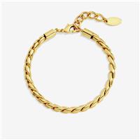 Jon Richard Gold Twist Chain Bracelet