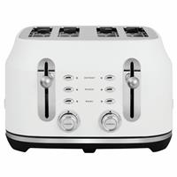 Rangemaster RMCL4S201WH Classic 4 Slice Toaster - White