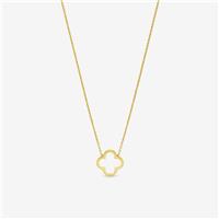 Jon Richard Waterproof Stainless Steel Plated Clover Pendant