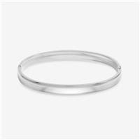 John Richard Waterproof Sterling Silver Plated Bangle