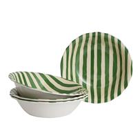 Argos Home Melamine Cereal Bowls - Green, Set of 4