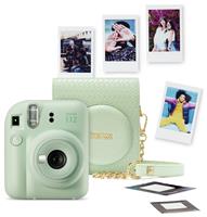 Instax Mini 12 Instant Camera Bundle - Mint Green