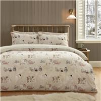 Catherine Lansfield Winter Friends Cream Bedding Set - King