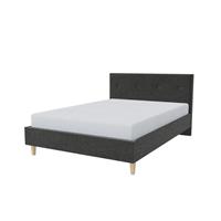 Millbrook Beds Kingsize Wooden Bed Frame - Charcoal
