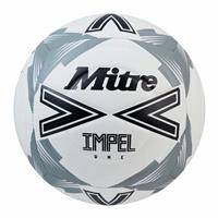 Mitre Impel One Size 5 Football - Grey/White