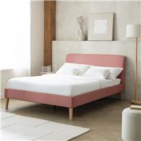 Habitat Ren Double Fabric Bed Frame - Pink
