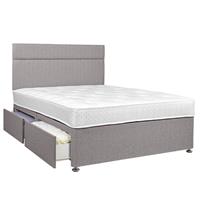 Argos Home Winslow 600 Pocket 4 Drawer Double Divan - Grey