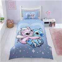 Disney Stitch & Angel Lilac Kids Bedding Set - Toddler
