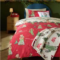 The BFG Christmas Red & White Kids Bedding Set - Toddler