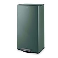 Tower 40 Litre Rectangular Pedal Bin - Forest Green