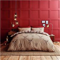 Catherine Lansfield Stag Natural Bedding Set - Double