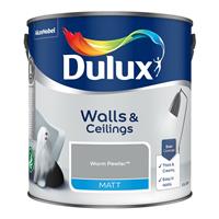 Dulux Walls & Ceilings Matt Paint Warm Pewter - 2.5L