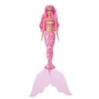 Barbie Colour Reveal Mermaid Gems Doll & Accessories - 32cm