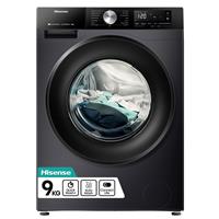 Hisense WF3S9043BB3 9KG 1400 Spin Washing Machine - Black