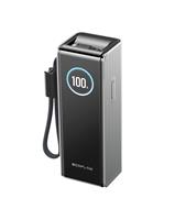 EcoFlow Rapid 25000mAh Power Bank with Built-in Cables-Black
