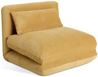 Habitat Lexi Fabric Chair Bed - Camel