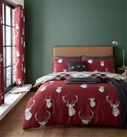 Catherine Lansfield Munro Red Stag Bedding Set - Single