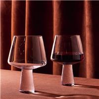 Habitat Block Stem Set of 4 Red Wine Glasses