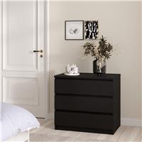 Furniture To Go Naia 3 Drawers Chest - Black