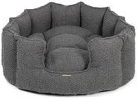 Lords & Labradors High Wall Dog Bed Granite Boucle - Medium