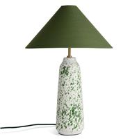 Habitat Jaxx Ceramic Table Lamp - Green & White
