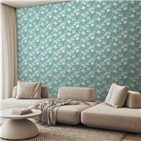 Hoopla Walls Chunky Flower Denim Wallpaper