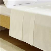Habitat Cool Cotton Lyocell White Flat Sheet - King size