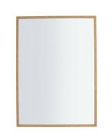 Home Essentials Oak Effect Wall Mirror - 90x65cm