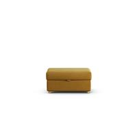 Habitat Holmfirth Fabric Footstool - Gold