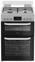 Hotpoint HDG6GDCW 60cm Double Oven Gas Cooker - White