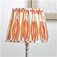 Pacific Izara Cinnamon Ikat Mushroom Pleat Lampshade - 30cm