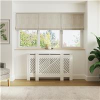 GFW Kobe Adjustable Radiator Cover - White