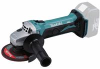 Makita 115mm Cordless Anti-Restart Angle Grinder - 18V