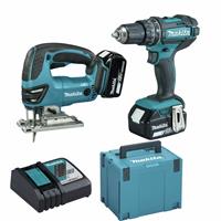 Makita LXT Cordless Combi Drill & Jigsaw Twin Pack - 18V