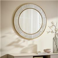Argos Home Gold Mosaic Round Wall Mirror - 80x80cm