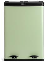 Habitat 60 Litre Twin Compartment Pedal Bin - Sage