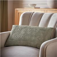 Argos Home Macrame Style Cushion Sage - 50x30cm