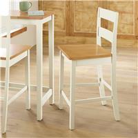 Argos Home Chicago Bar Stool - Cream