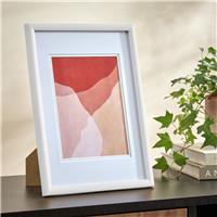 "Habitat Single Mount White Picture Frame - 8x12"" - A4"