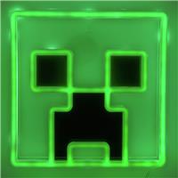 Minecraft Creeper LED Wall Light - Green