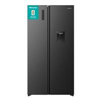 Hisense RS3P558NMFD American Fridge Freezer - Black