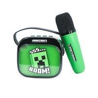 OTL Minecraft PopSing Wireless Karaoke Speaker & Microphone