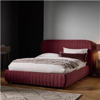 Habitat Beatrix Double End Lift Ottoman Bed - Dark Red