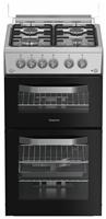 Hotpoint HDG5GCX 50cm Double Oven Gas Cooker - S/Steel