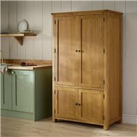 Argos Home Kent 4 Door Double Ladder Cabinet - Natural