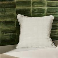 Habitat Pack of 2 Herringbone Cushion Cover Moss Green