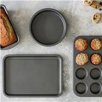 KitchenCraft 4 Piece Non-Stick Carbon Steel Bakeware Set