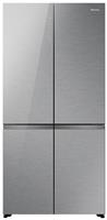 Hisense RQ768N4GVE Integrated American Fridge Freeze-Silver